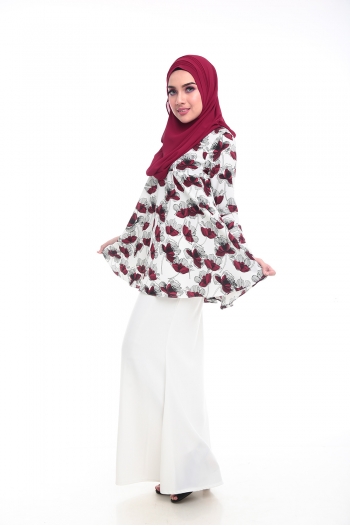 Jasmine Kurung Doll Cut White